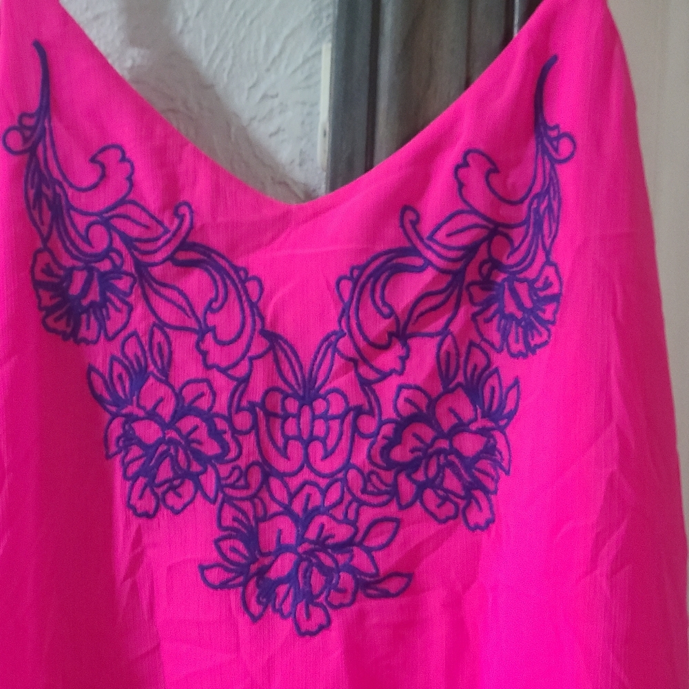 Torrid Sophie Chiffon Embroidered Swing Cami - Picture 14 of 16